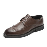 Jnyhbzz Style Leather Shoes Black Korean Version British Casual Business Summer Teen Shoes PX62-K