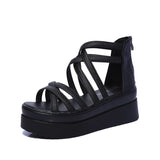 Jnyhbzz Summer New Wedge Platform Sandals Cross Strap Roman Sandals Women's Shoes Price