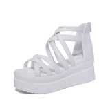Jnyhbzz Summer New Wedge Platform Sandals Cross Strap Roman Sandals Women's Shoes Price