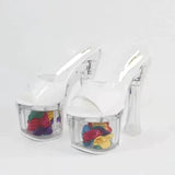 Jnyhbzz Ultra High With Crystal Slope With Slippers Women's Summer Waterproof Platform Anti-Slip Thick Bottom Sexy Versatile With Ultra High With Cool Drag