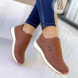 Jnyhbzz The New Casual Flat Round Head Sports Single Shoe One Foot Pedal Plus Size