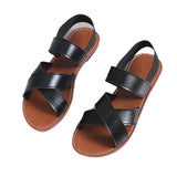 Jnyhbzz Style Flat Bottom Open Toe Sandals Female Summer New Comfortable Wear Casual Versatile Plus Size Women's Shoes