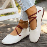 Jnyhbzz Soft Leather Soft Sole Single Shoes Women's 2024 Summer Shallow Foot Pedal Flat Casual Lazy Shoes