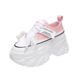 Jnyhbzz Spring And Autumn Father Shoes Female Net Red Platform Casual Sports Shoes Korean Version With Students Running Fashion Sports Shoes