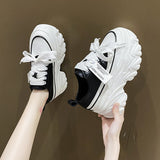 Jnyhbzz Spring And Autumn Father Shoes Female Net Red Platform Casual Sports Shoes Korean Version With Students Running Fashion Sports Shoes