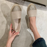 Jnyhbzz Quality Good Large Size Fisherman Shoes Female 2024 New Casual Set Foot Single Shoe Batch