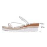Jnyhbzz Summer New National Style With Sandals Platform Heel Buckle Large Size Sandals