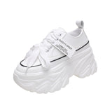 Jnyhbzz Spring And Autumn Father Shoes Female Net Red Platform Casual Sports Shoes Korean Version With Students Running Fashion Sports Shoes