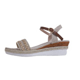 Jnyhbzz Summer New National Style With Sandals Platform Heel Buckle Large Size Sandals
