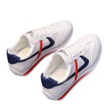 Jnyhbzz Summer New Soft Leather Shoes Women's Casual Shoes Sports Shoes Small White Shoes Korean Version Comfortable Flat Shoes Women