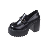Jnyhbzz 2024 New Waterproof Platform High Heels Women Thick With Versatile Black Sexy Runway Show Cheongsam Professional Women's Singles Shoes