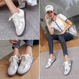Jnyhbzz Spring German Training Shoes Women's Flat Sports Casual Shoes Inside The High Retro Forrest Gump Shoes Small White Shoes Shopping Travel