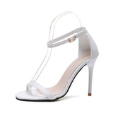 Jnyhbzz Korean High Heels Black Shoes 2024 Summer New
