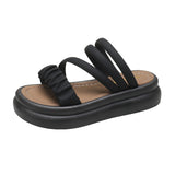 Jnyhbzz Bottom Cool Sandals Women's Shoes Summer Wear Sandals 2024 New Fashion Trend Comfortable Cool Slippers Women